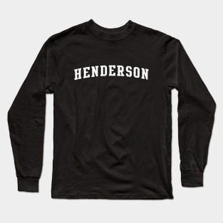 Henderson Long Sleeve T-Shirt